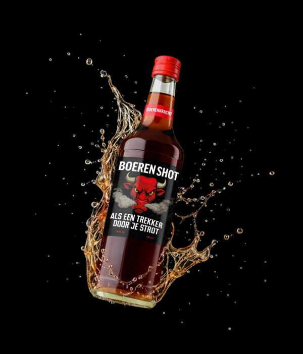 BOEREN SHOT – ALS EEN TREKKER DOOR JE STROT!